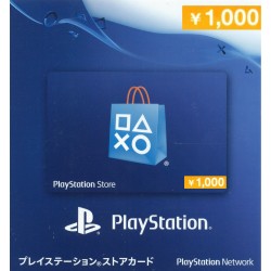 日本 Playstation Network Card PSN ¥1000 禮物卡